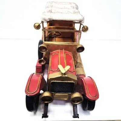 Masina epoca, rosie din metal, model 12-13 red